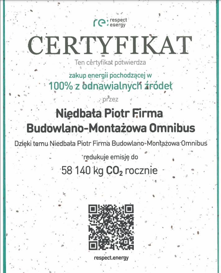 certyfikat